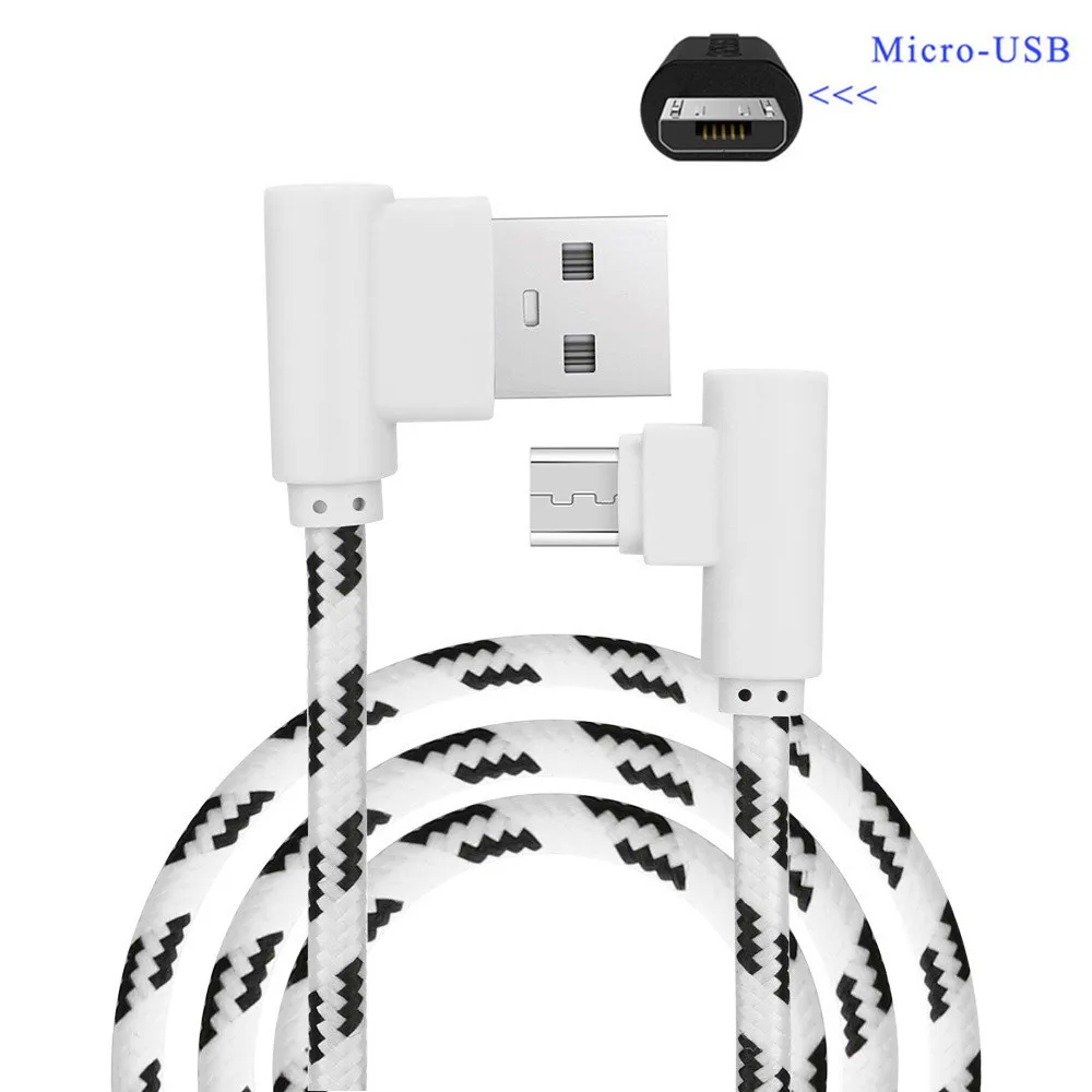 EPULA-2-M-Micro-USB-Charger-Sync-Datakabel-Dual-Elleboog-90-Graden-Rechts-Micro-USB-Gevlochten (2)_