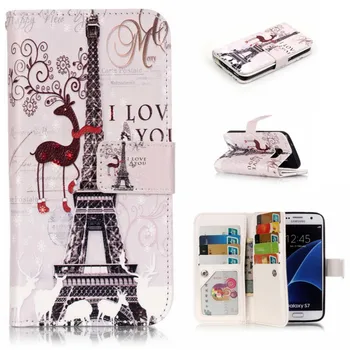 

9 Cards Slot Leather Wallet Case For Samsung Galaxy S7 Edge S7 S6 Edge S6 S5 S4 S3 Back Case 2 in 1 Magnetic Cash Holder Case
