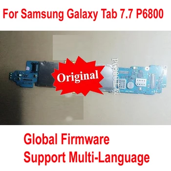 

Global Firmware Original Motherboard for Samsung Galaxy Tab 7.7 P6800 Mainboard 3G&WIFI Logic Board Circuits Card Fee Flex Cable