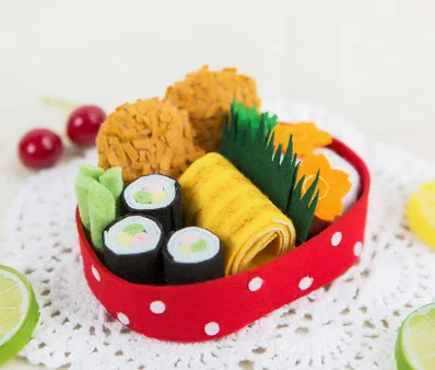 Deluxe simulation of sushi food Fabric Felt kit Non-woven cloth Craft DIY Sewing set Felt Handwork Material DIY needlework craft sewing craft kit