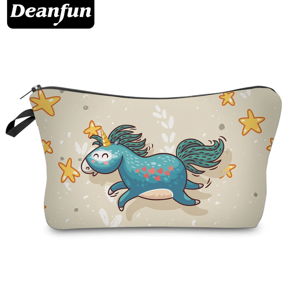 

Deanfun 3D Printing Unicorn Cosmetic Bags Necessaries for Women Makeup Travel Storage 50759 #
