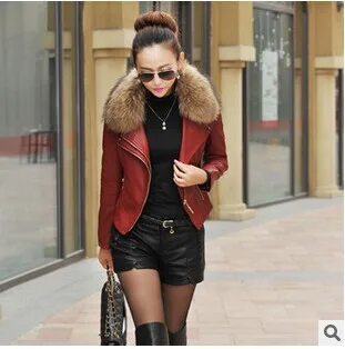 Новинка осени 2018 женская кожаная куртка из натуральной искусственной кожи с