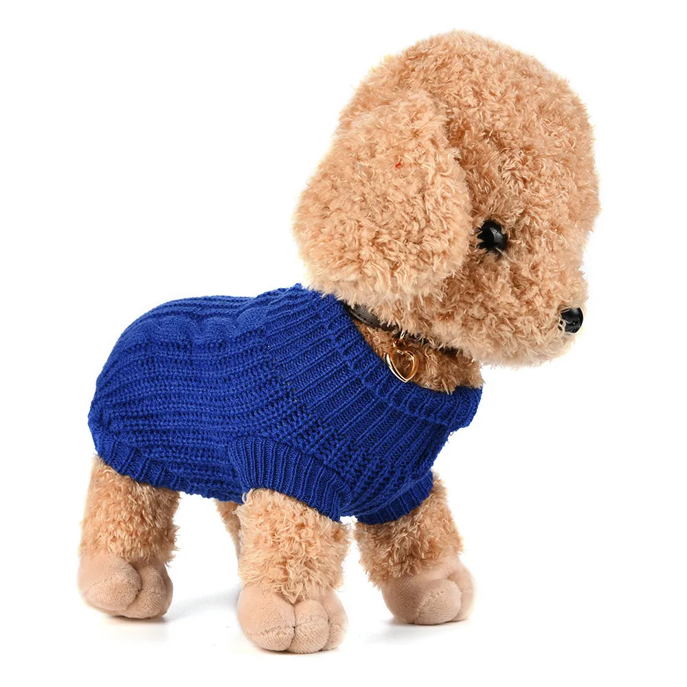 Pet Cat Dog Knitted Turtleneck Sweater Autunmn Winter Comfortable Keep Warm Cloth For Small
