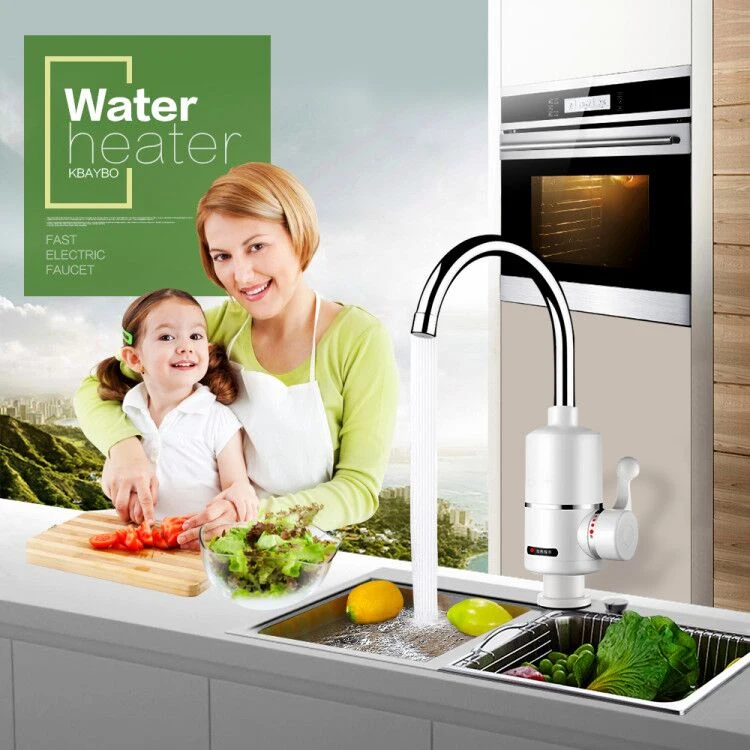 Kaufen KBAYBO Elektrische Durchlauferhitzer Wasserhahn dusche Momentane Elektrische Heißer Wasser Wasserhahn Tankless Heizung Bad Küche Wasserhahn