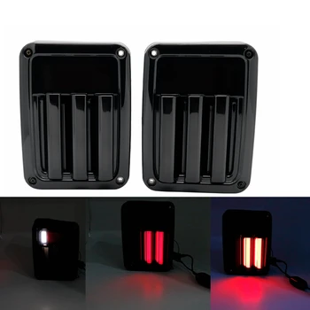 

Pair LED Taillight Rear Back Light Parking Back Up Reverse Brake Tail Light Lamp For Jeep Wrangler JK 2007~2016
