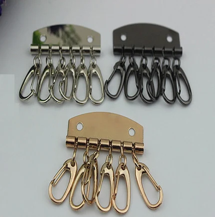 

Patchwork sewing metalware Key row key ring handmade fabric leather diy accessories,DIY key chain ring keyfob ring
