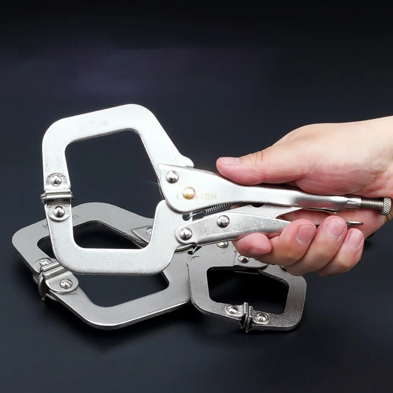 

C-type pliers Repair fixed clamping pressure pliers automatic pliers hardware tools Tenon Locator Grip Vise Lock Jaw plier