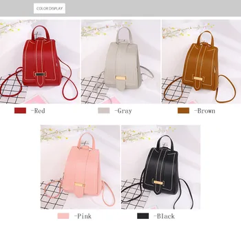 

New Waterproof Nylon Backpack Women's Simple All-purpose Small Square Bag Single Backpack for Teenage 40 Dropshipping