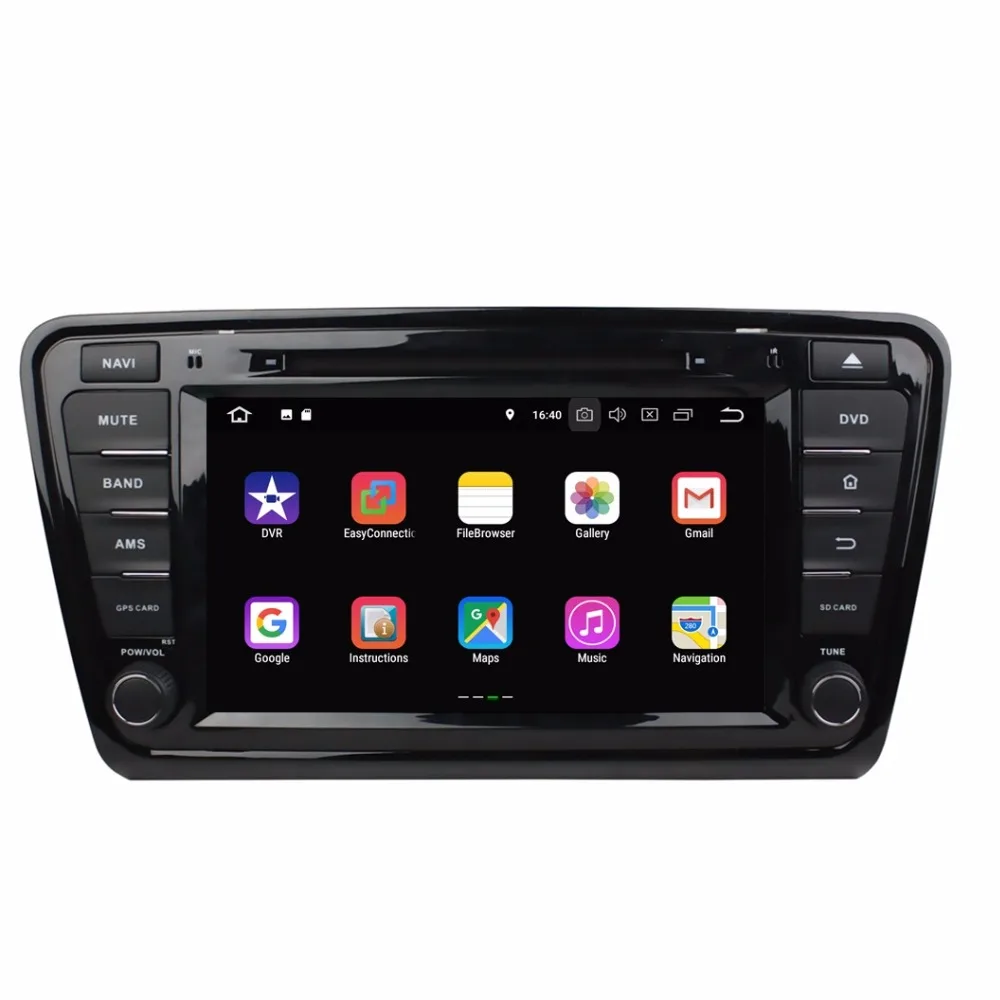 Clearance 2GB RAM Quad Core 8" Android 8.1 Car DVD Player for Skoda Octavia 2014 2015 2016 With GPS Radio Bluetooth WIFI 16GB ROM 1