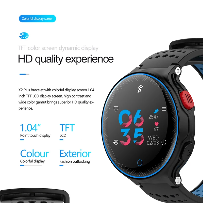 

Smart Bracelet Sport Bluetooth Color Screen Smart band Blood Pressure Heart Rate Monitor Fitness Tracker Smart Watch For Xiaomi