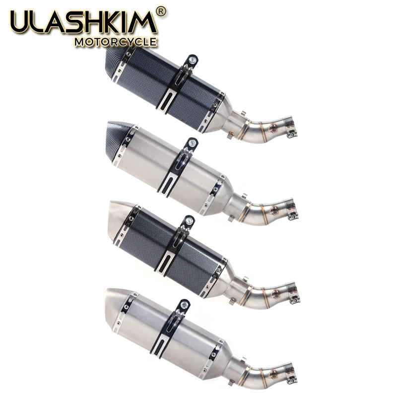 

Motorcycle Full System Exhaust Muffler Escape Middle Link Contact Pipe Slip On For Yamaha YZF R3 R25 MT03 MT-03 YZF-R3 2014-2018