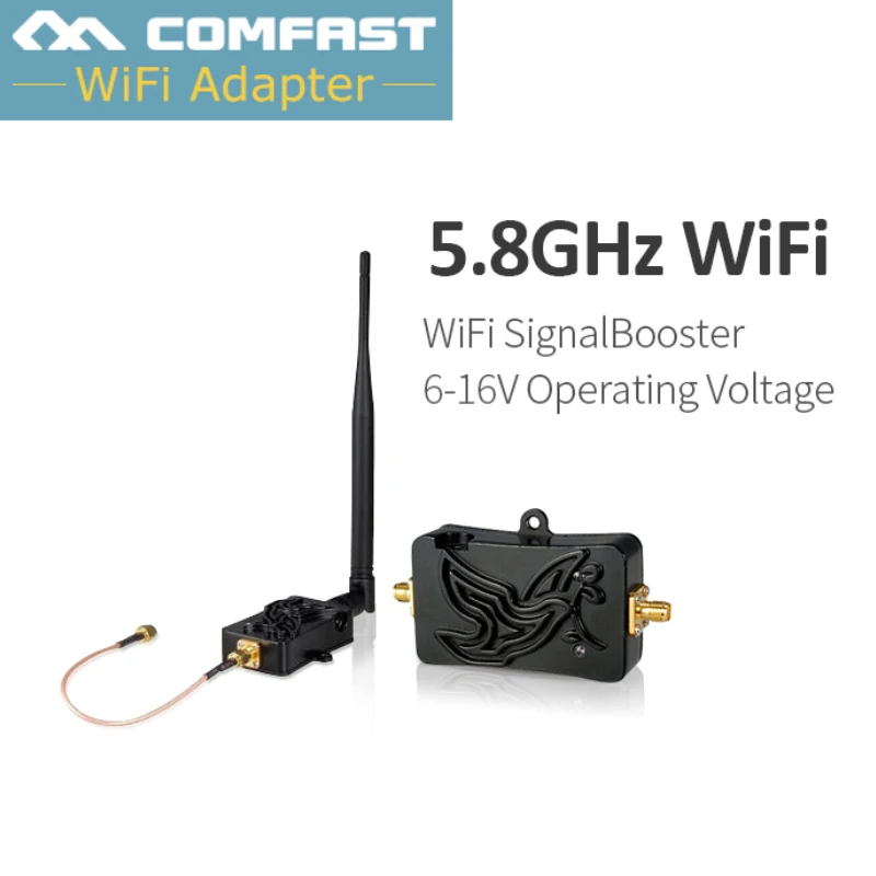 5W 5000mW 802 11a an font b Wifi b font Wireless Amplifier Router 5 8Ghz WLAN