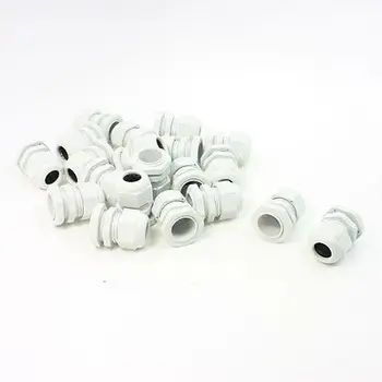

20 x PG13.5 Plastic Cable Gland Fastener White for 6mm to 12mm Dia Line
