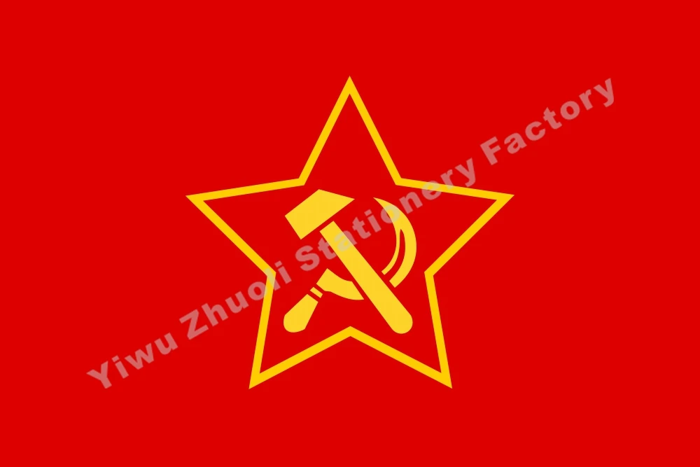 Флаг коммунистивечерние Германии 120x90 см (3x5 футов) г 100D полиэстер