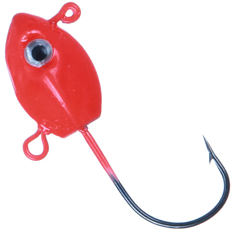 Jig Head Fishing Hooks 16g Worm Lure Hooks 20 Pcs/Lot Lead Fishhooks