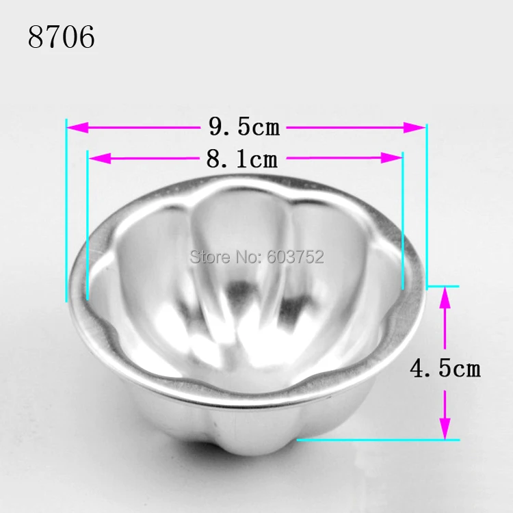 BAKEST 3d лепесток из алюминиевого сплава формы для выпечки торта DIY милые маффины с помадкой сковородки для торта