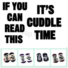 Если вы можете прочесть это время, удобные хлопковые носки унисекс Мужские и женские носки