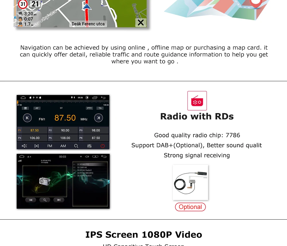 Best 2 din Android 9.0 GPS Navigation Radio For Alfa Romeo 159 Brera Spider Sportwagon Car DVD Multimeida Player Head Unit Wifi Audio 7