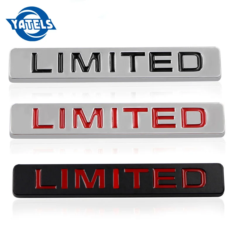 

1pcs 3D Metal Chrome Limited Edition Auto Car Sticker Badge Decal Motorcycle Stickers Emblem for Suzuki Honda Kawasaki HARLEY