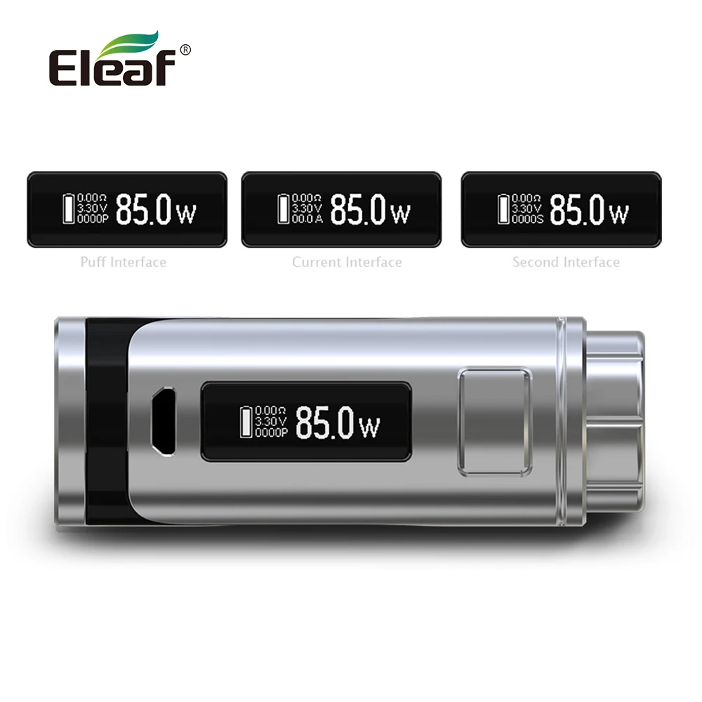 Распродажа оригинальная Eleaf iStick Pico 25 Mod 85 Вт без аккумулятора 18650 0 91 дюйма экран