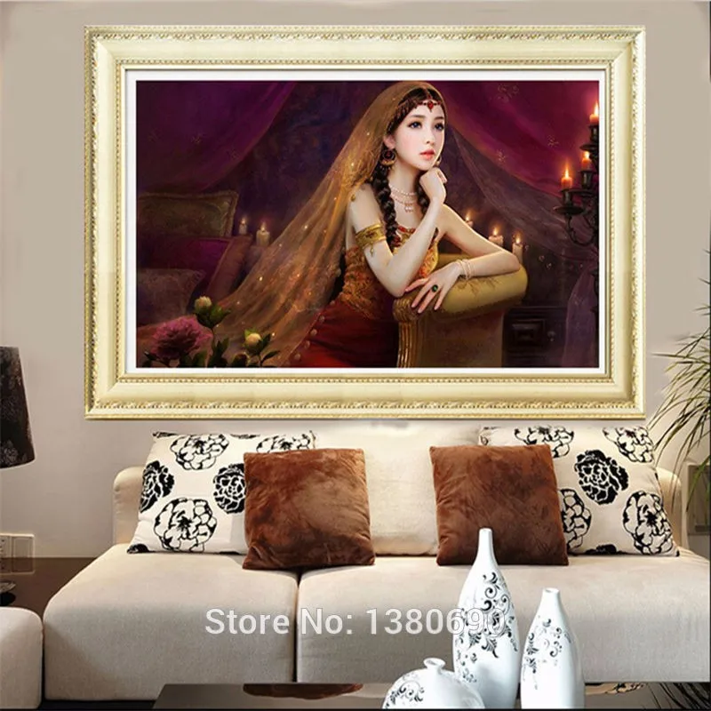 Candlelight-Girl-5D-Diamond-Embroidery-Paintings-Rhinestone-Pasted-DIY-Diamond-Painting-Cross-Stitch-Home-Decoration-No