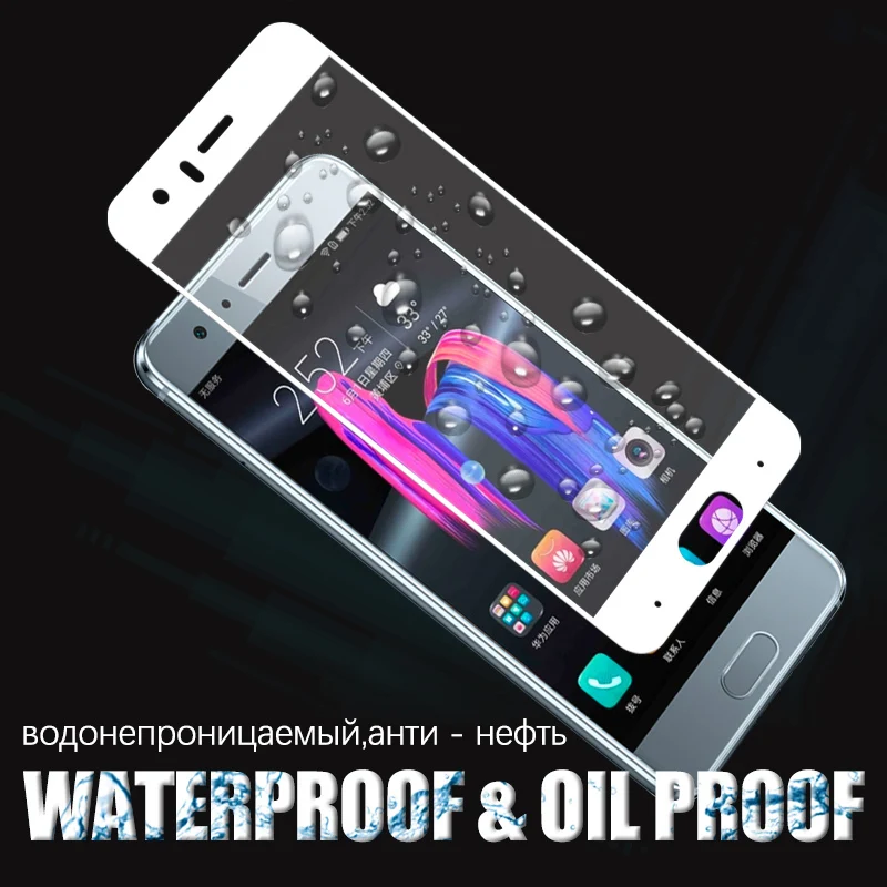 Закаленное стекло для Honor 9 Lite Защитное Huawei 3D полное покрытие защитная пленка 5 65