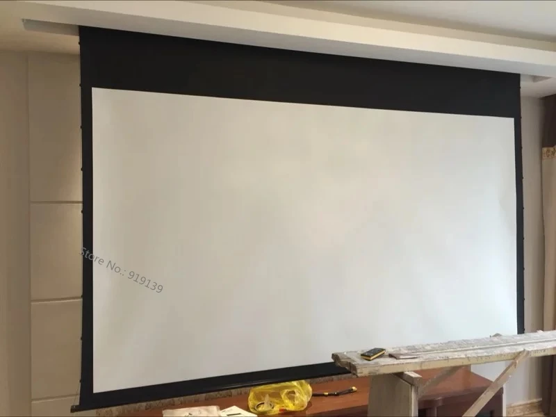 Motorized Tab-tension projection screen pic 21