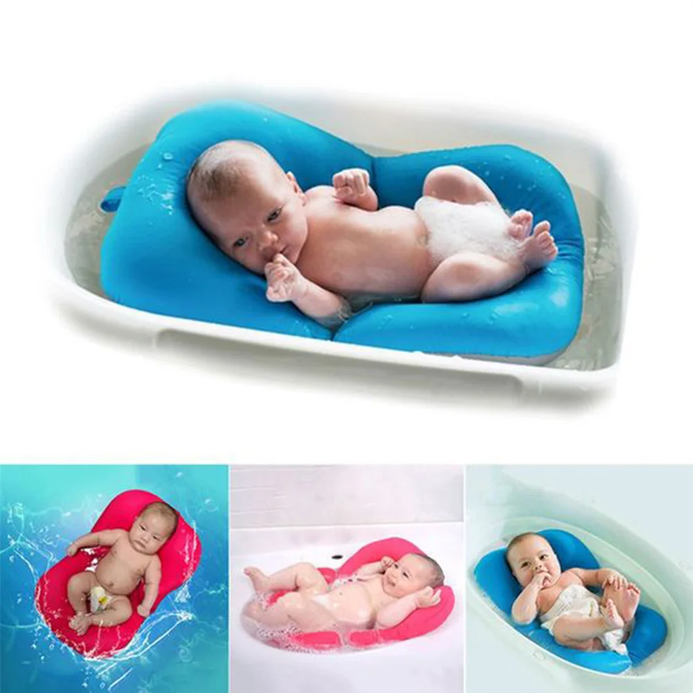 Anti skid Baby Bathing Mat Baby Bathtub Shower Cushion Non Slip