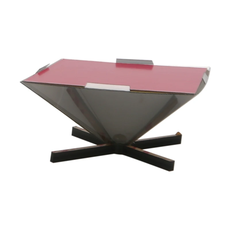 OOTDTY 3D Holographic Projector Mini Pyramid Display Stand For 3.5-6Inch Smartphone