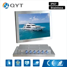 Ip67 waterproof rugged tablet pc 15” touch panel pc with Inter j1900 3usb/rs232/wifi All in one pc Resistive touch 1024×768