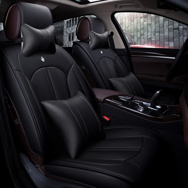 Four Seasons Leather Car Seat Covers Supports Set For Vw Bmw Four Seasons Leather Car Seat Covers Supports Set For Vw Bmw X3 X5
