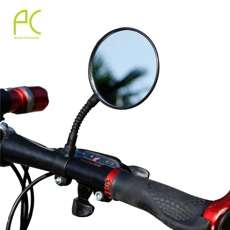

PCycling Universal Rotatable Bike Bicycle Cycling MTB Mirror Handlebar Flexible Wide Angle Rear View Rearview Useful Accessories