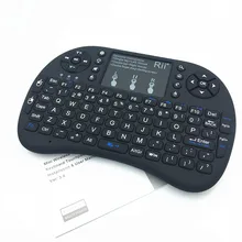 Mini Keyboard i8+ English Multi-Media Remote Control Touchpad Handheld with backlight for Android TV BOX Notebook Mini PC