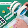 Watercolor Masking Adhesive Tape Painting Textured Paper Tap Cover Glue sketch Leave White Tool Wrinkle Paper Art Supplies ► Photo 2/6