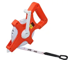 1pc 30m/100ft 50m/165ft 100m/330ft medidor aberto carretel fita de fibra de vidro medida polegada escala métrica impacto resistente abs medida ferramentas