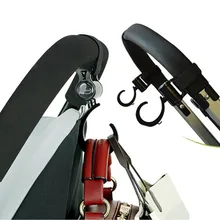 2017 1pcs Multi Purpose PVC Strong China Cheap Baby Pram Stroller Pushchair Swivel Hanger Hooks Carriage Storage Bag