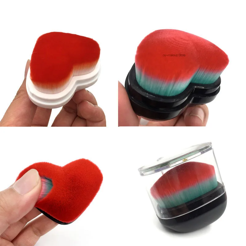 

Makeup Brushes Foundation Heart Blushes Brush Cosmetic Professional Beautiful Brush Make Up Tools