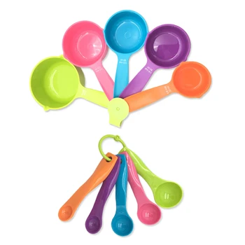 

Fantastic Kitchen 10 Pieces Measuring Spoons And Cups Hight Quality Measuring Spoons Baking Utensil sets Kitchen Measuring Tools