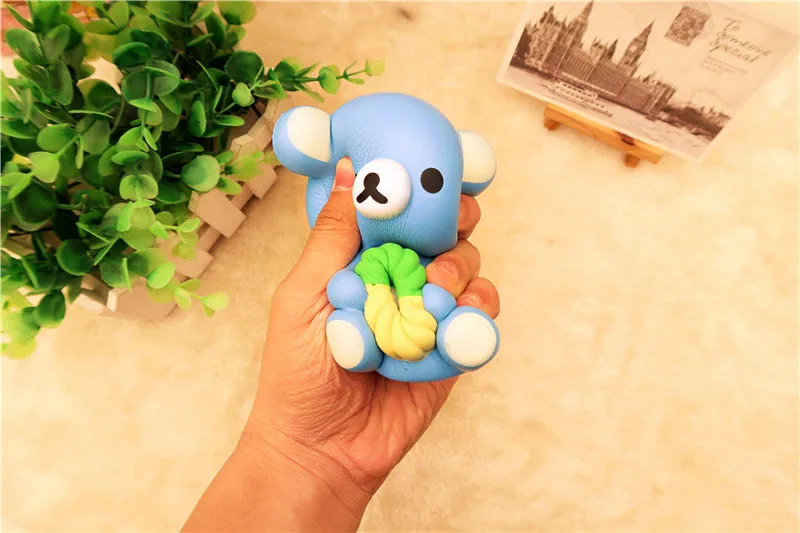 ; 6 шт./лот Rilakkuma jumbo медленно распрямляющийся мягкий кавайный мягкий игрушка очаровательны kuwaii игрушки 6 цветов