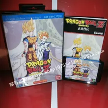 Sega MD игра-Dragon Ball Z с коробкой и руководством для 16 бит Sega MD игра картридж megadrive Genesis система