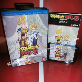 

Sega MD game - Dragon ball z with Box and Manual for 16 bit Sega MD game Cartridge Megadrive Genesis system