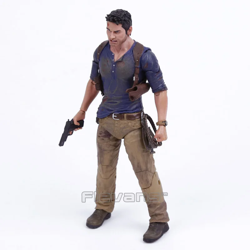 NECA Uncharted 4 вор конец Натан Дрейк Ultimate Edition ПВХ фигурку Коллекционная модель игрушки 18 см