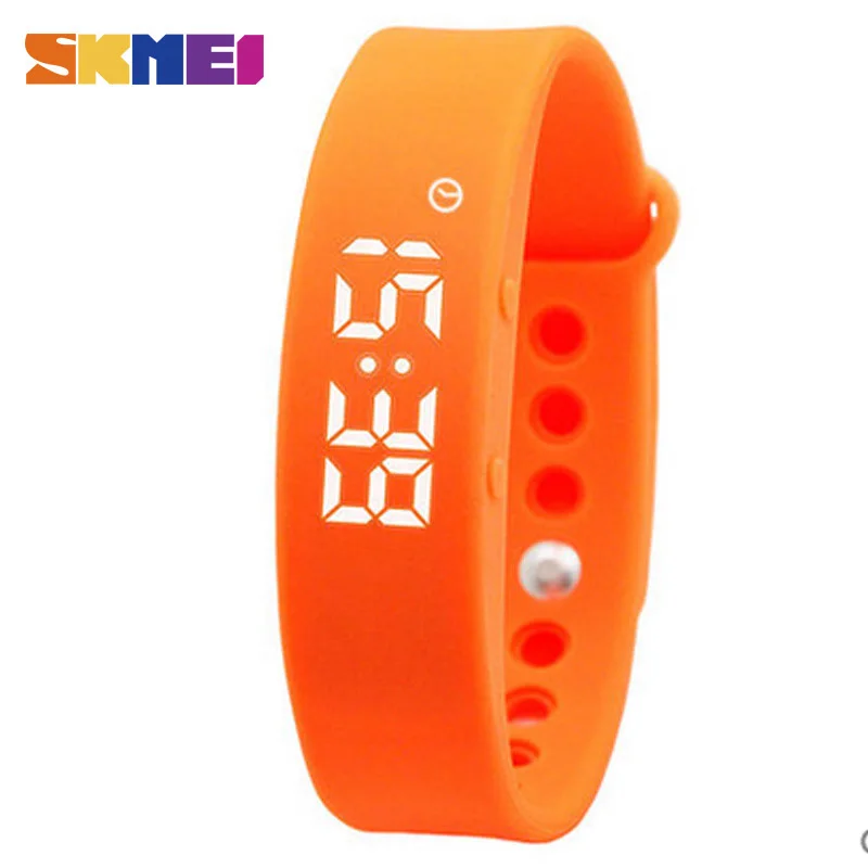 SKMEI Digital Wristwatches Smart Wristband Man Temperature Display Charging Sports Pedometer Sleep Monitor For IOS Android