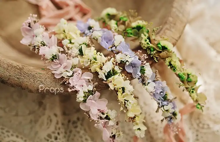 Diadema Serie De Flores Reales Diadema Para Foto Original De Bebe Accesorios De Fotografia Recien Nacido Diademas De Flores Aliexpress