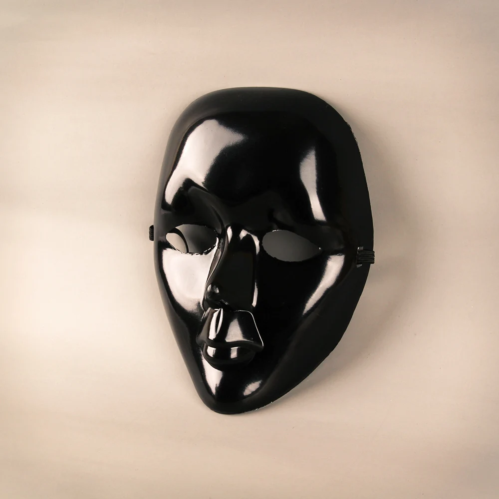 2 цвета белый и черный анфас хип-хоп Танцевальная Маска страшные и ужасы Косплей и Хэллоуин маски для вечеринки-маскарада для взрослых MK0124
