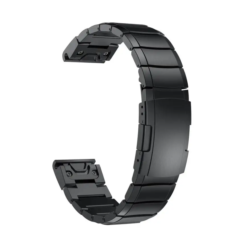 Ремешок из нержавеющей стали для наручных часов сменный Браслет Garmin Fenix 5 GPS легко