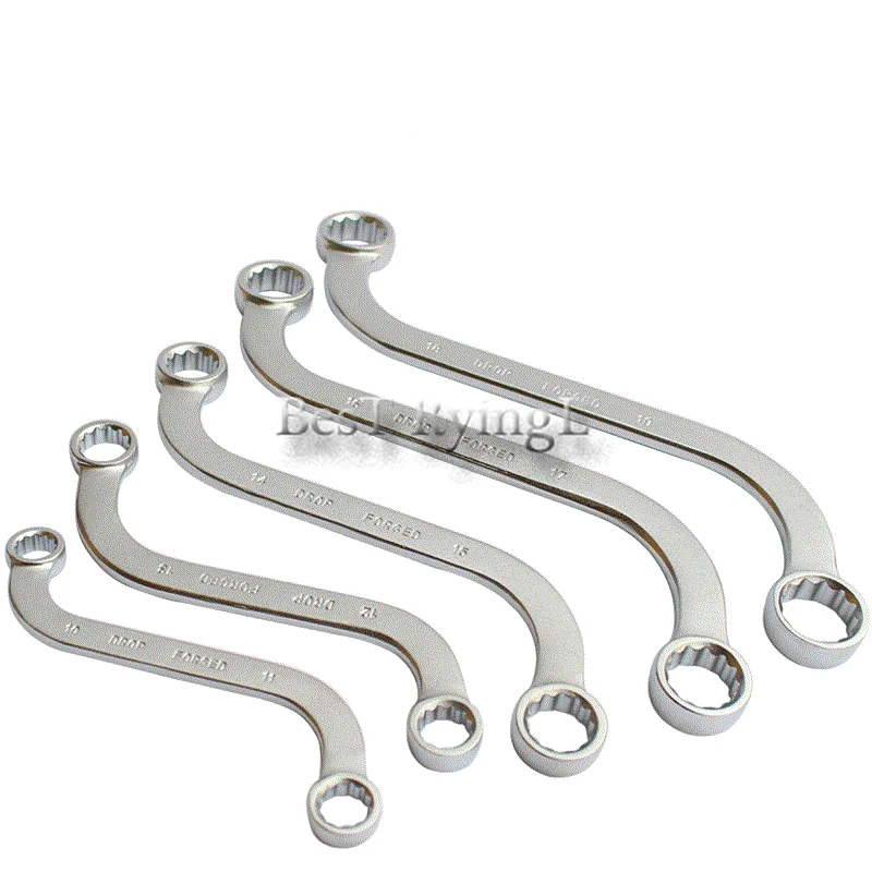 

* C type moon spanner wrench set 5 pcs 8-21 mm