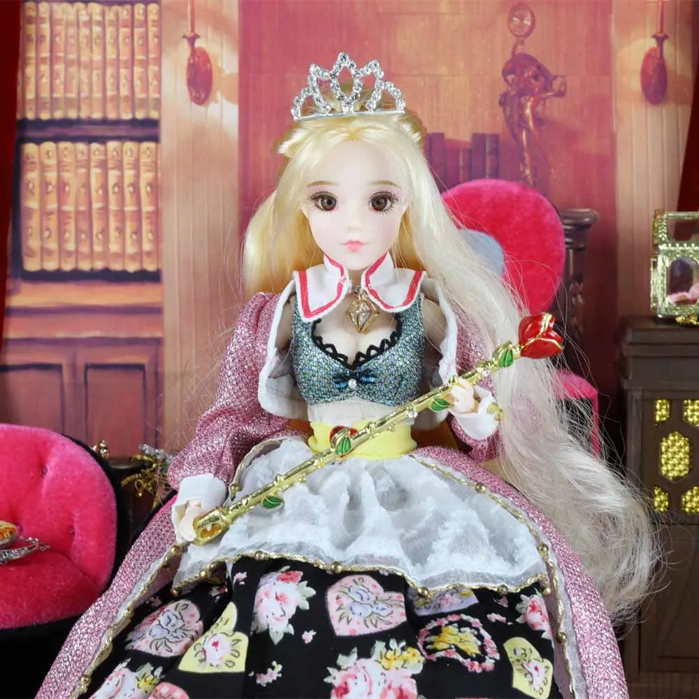 MMGirl кукла Таро 30 см принцесса BJD куклы новое поступление SD куклы с наряд элегантное платье обувь шляпа макияж - Цвет: THE EMPRESS