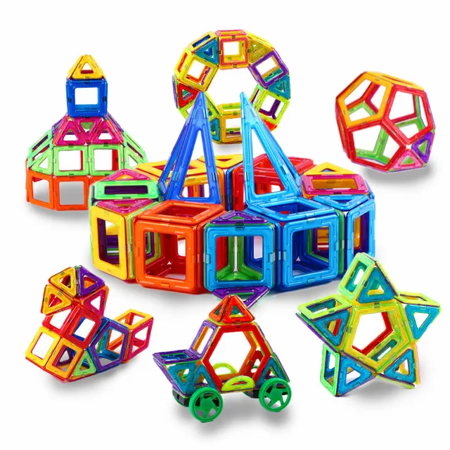 

512/181/50/33 Pieces/Set kids educational toys Magnetic puzzles magnetic ball cube learning toys for children puzzles for kids