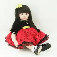 The new lifelike vinyl silicone reborn baby dolls simulated doll princess toddler brinquedos christmas new year boutique gifts